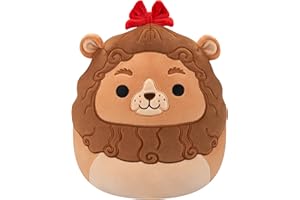 Squishmallows Original “The Wizard of Oz” 10-Inch The Cowardly Lion Plush - Ultrasoft Official Jazwares Plush (Medium-Sized)