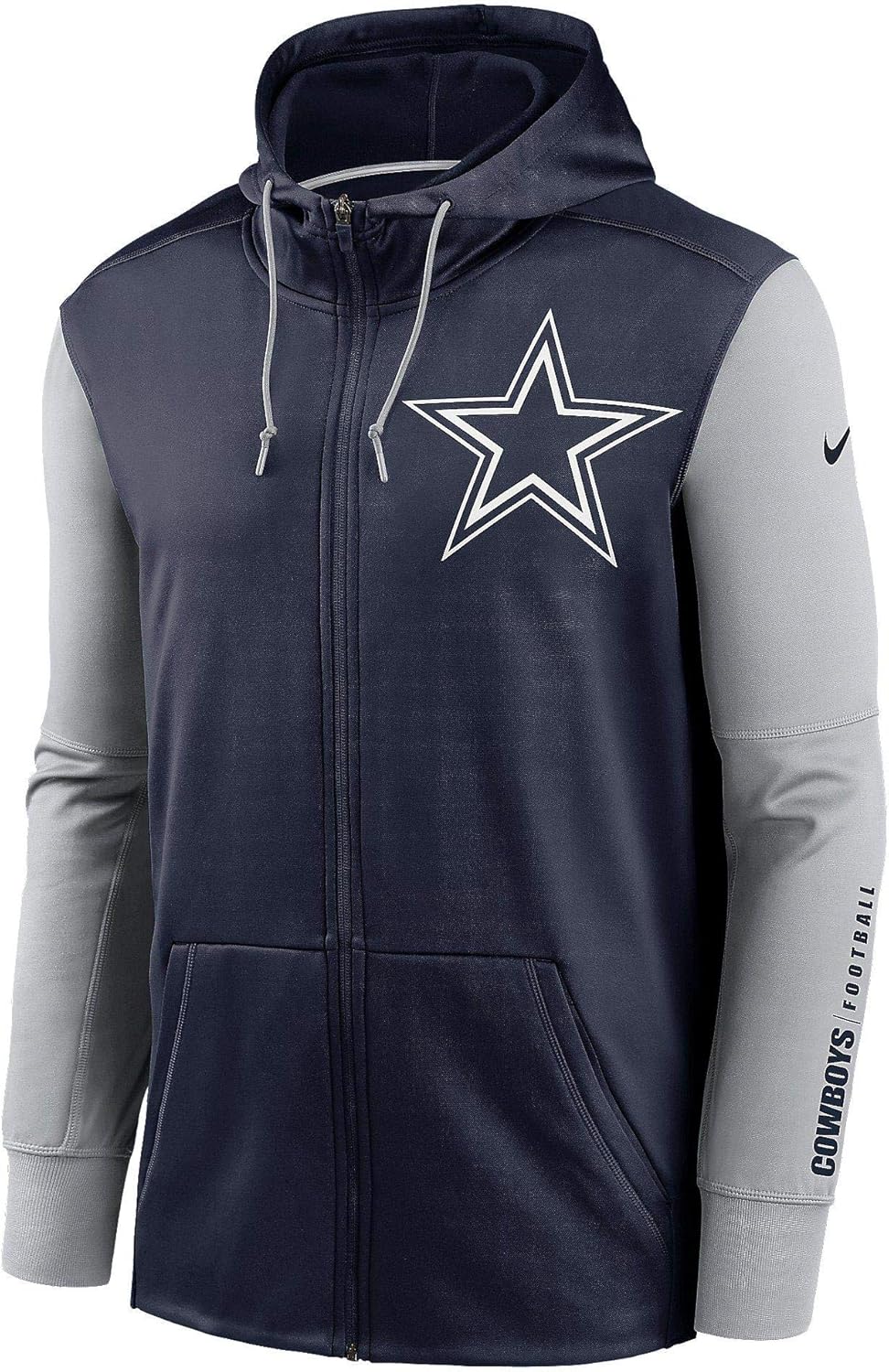 Dallas Cowboys Men's Nike Left Chest Mascot Full-Zip Therma Hoodie: Amazon.co.uk: Clothing
