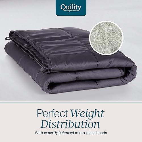 Quility Weighted Blanket for Adults 15 LB King Size Heavy