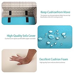 Muphyers 7-Piece Outdoor Patio Furniture Set with