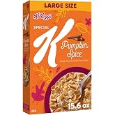 Kellogg's Special K Pumpkin Spice Large Size Breakfast Cereal 15.6oz | Fiber Cereal