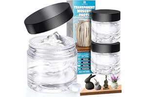 Museum Gel - 6oz Clear Museum Putty Wax Removable, Exhibit Gel for Museum Residue-Free and Reusable, Suitable for Dry and Smo