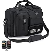 BAGZY Tactical Messenger Bag for Men Multifunctional Tactical Briefcase Men's Military Laptop Work Bag for Business Teacher
