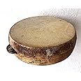 Khanjeera Hand Drum Percussion Dhapli Goat Skin Cover Wooden Professional Khamak
