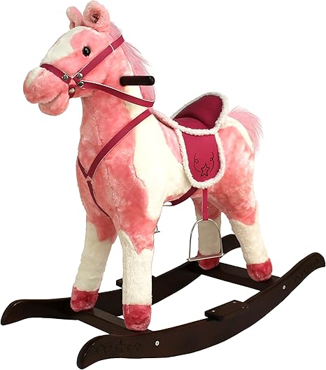 rainbow rocking horse