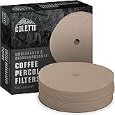 COLETTI Percolator Coffee Filters — Disc Coffee Filters For Percolators – For Bozeman, Butte, & Scoutmaster Camping Coffee Ma