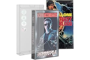 MALKO 20 Pack VHS Tape Protector Case | Protective Sleeve for VHS Cassette Original Box | Display Storage and Preservation