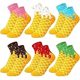Glitopper Ice Cream Drip Socks for Women Funny Crazy Stockings Ice Cream Themed Gifts