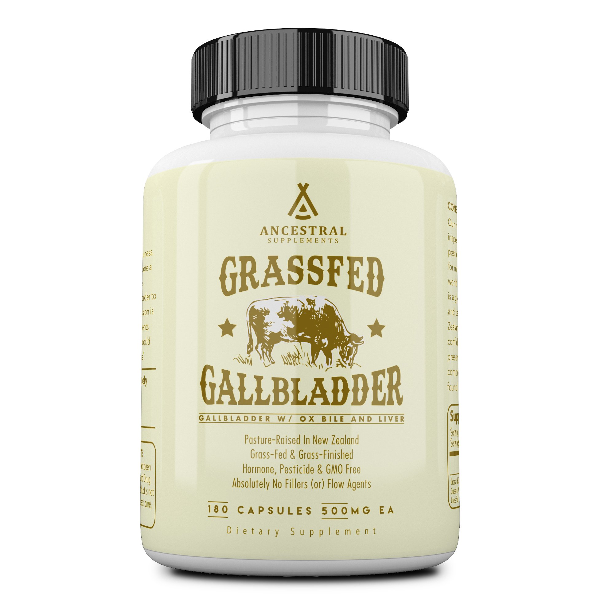 Ancestral Supplements Gallbladder w/ Ox Bile & Liver — Supports