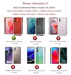 for Motorola Moto G Stylus 5G 2024 Case with Slide