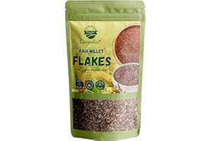 Danodia Foods Finger Millet Flakes (Ragi) | Organic Indian Millet, Rich in Fiber, Protein and Iron | Gluten free-950 g
