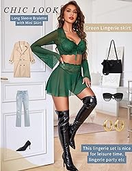 Avidlove Sexy Lingerie for Women Naughty 3 Piece
