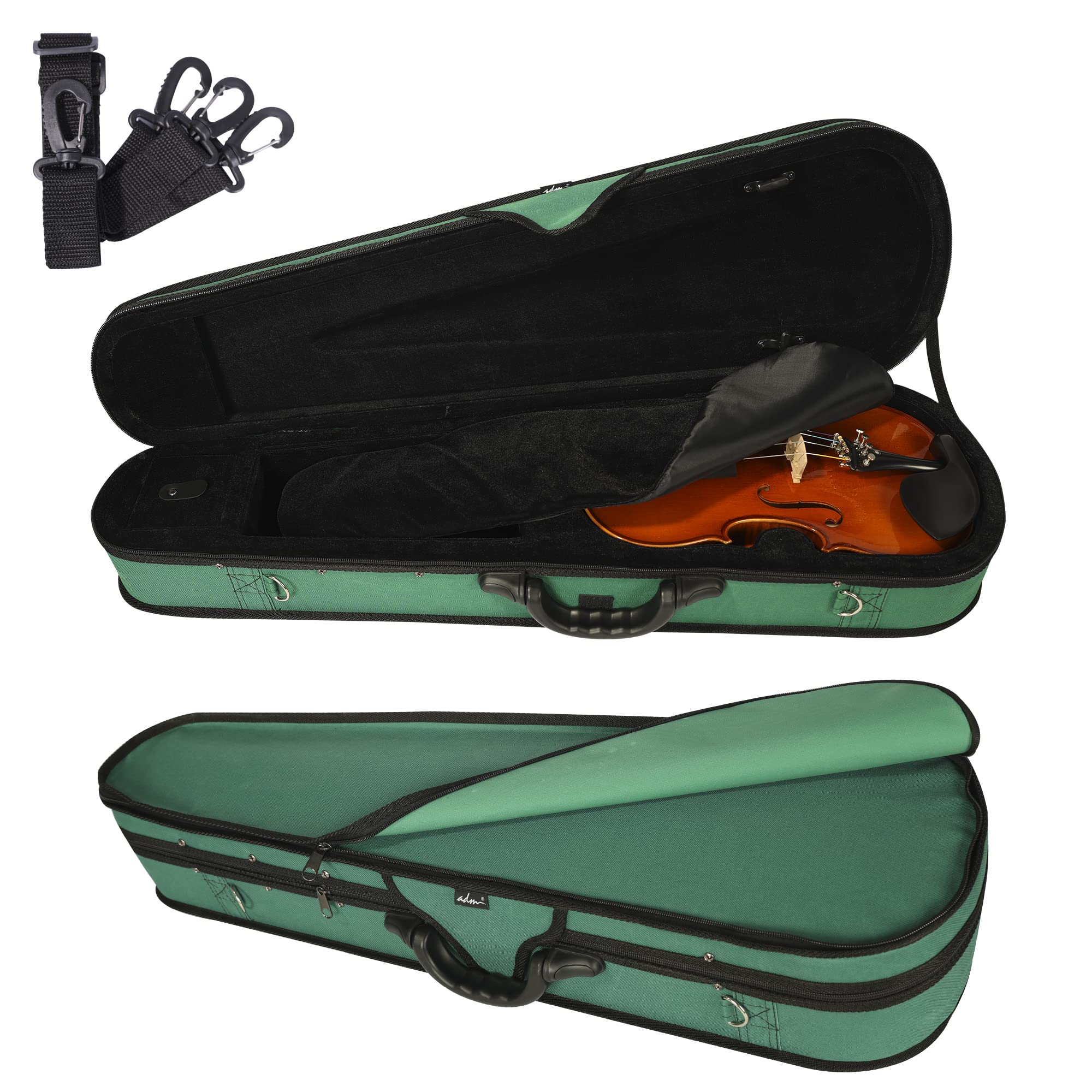 adm 4/4 Full Size Violin Hard Case Basic