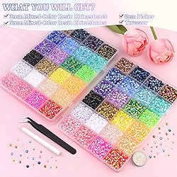 2 Box Jelly Rhinestones for Bedazzling, 30600Pcs