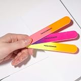 Tweezerman Filemates Neon Nail Files Set 3 Pack with Case 100/180 Grits view 6