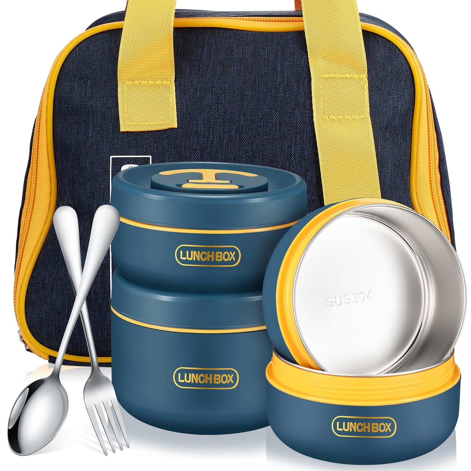 Photo 1 of **BAG OMLY***Dandat Portable Insulated Lunch Container for Adult Kids, Insulated Lunch Bag Unisex