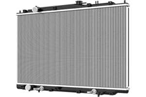 DWVO Radiator Complete Radiator Compatible with 1999 2000 2001 2002 2003 2004 Odyssey Aluminum Radiator, ENG J35A1/J35A4, 19010P8FA51