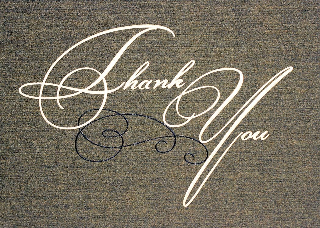 Ranvi 8PCS Creative Embossed Thank You Card, Wedding, Business, Anniversary, White - Image 5
