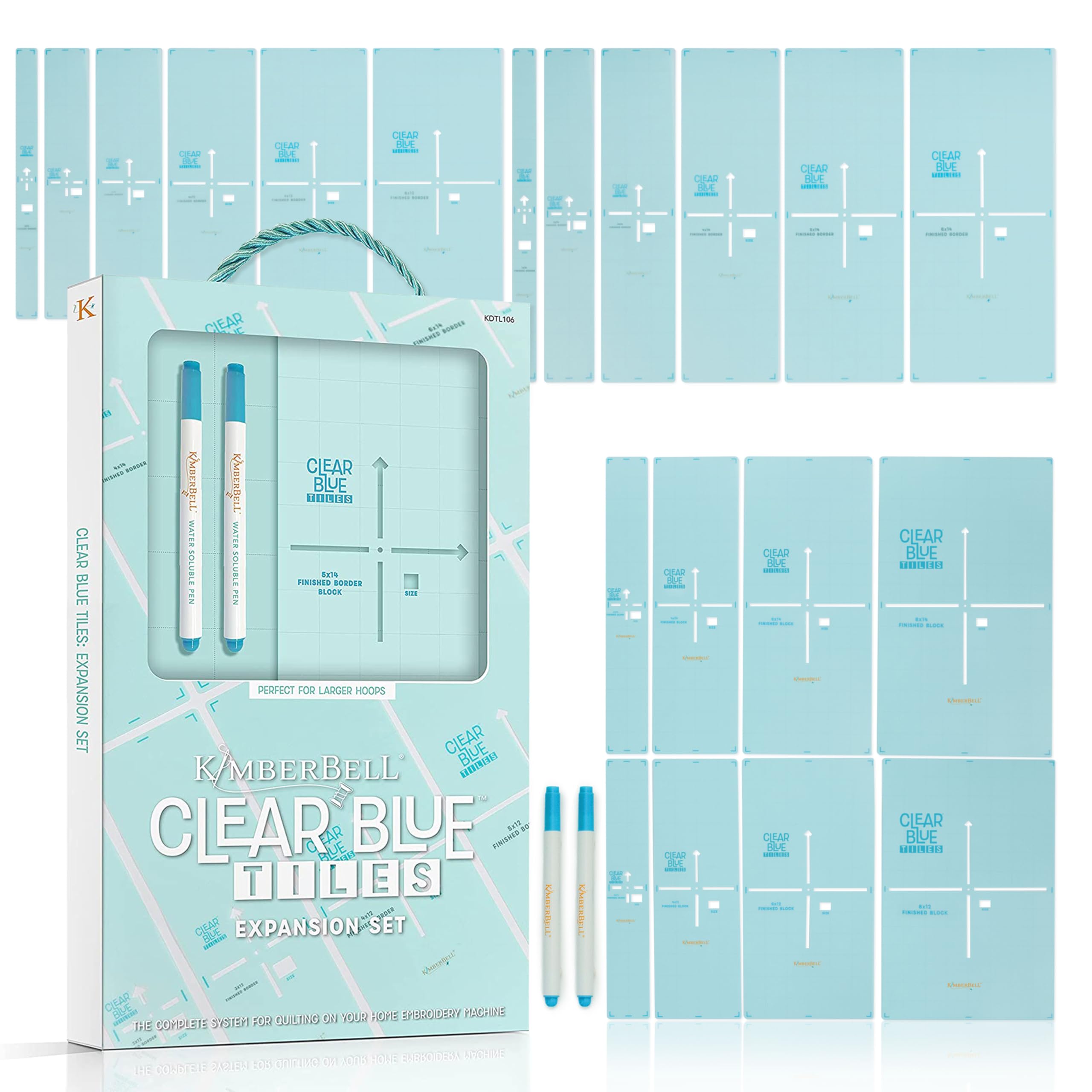 Kimberbell Clear Blue Tiles: Expansion Set