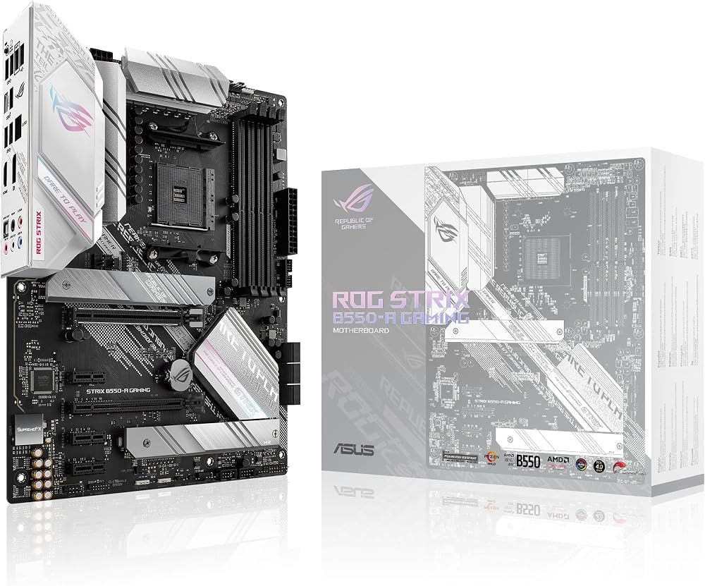 ASUS ROG STRIX B550-A GAMING Motherboard B550 Chipset PCIe 4.0 Dual M.2 USB-C
