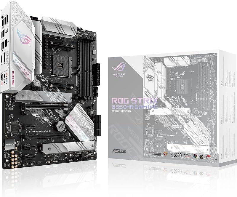 ASUS ROG STRIX B550-A GAMING Motherboard B550 Chipset PCIe 4.0 Dual M.2 USB-C