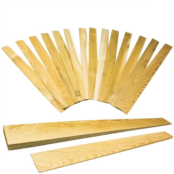 Pro Project's Extra Long 15in Tapered Cedar Wood Shims, 13 Pack