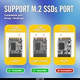 EZDIY-FAB Quad M.2 PCIe 4.0/3.0 Expansion Card w/ Heatsink RAID-on-CPU VROC view 6