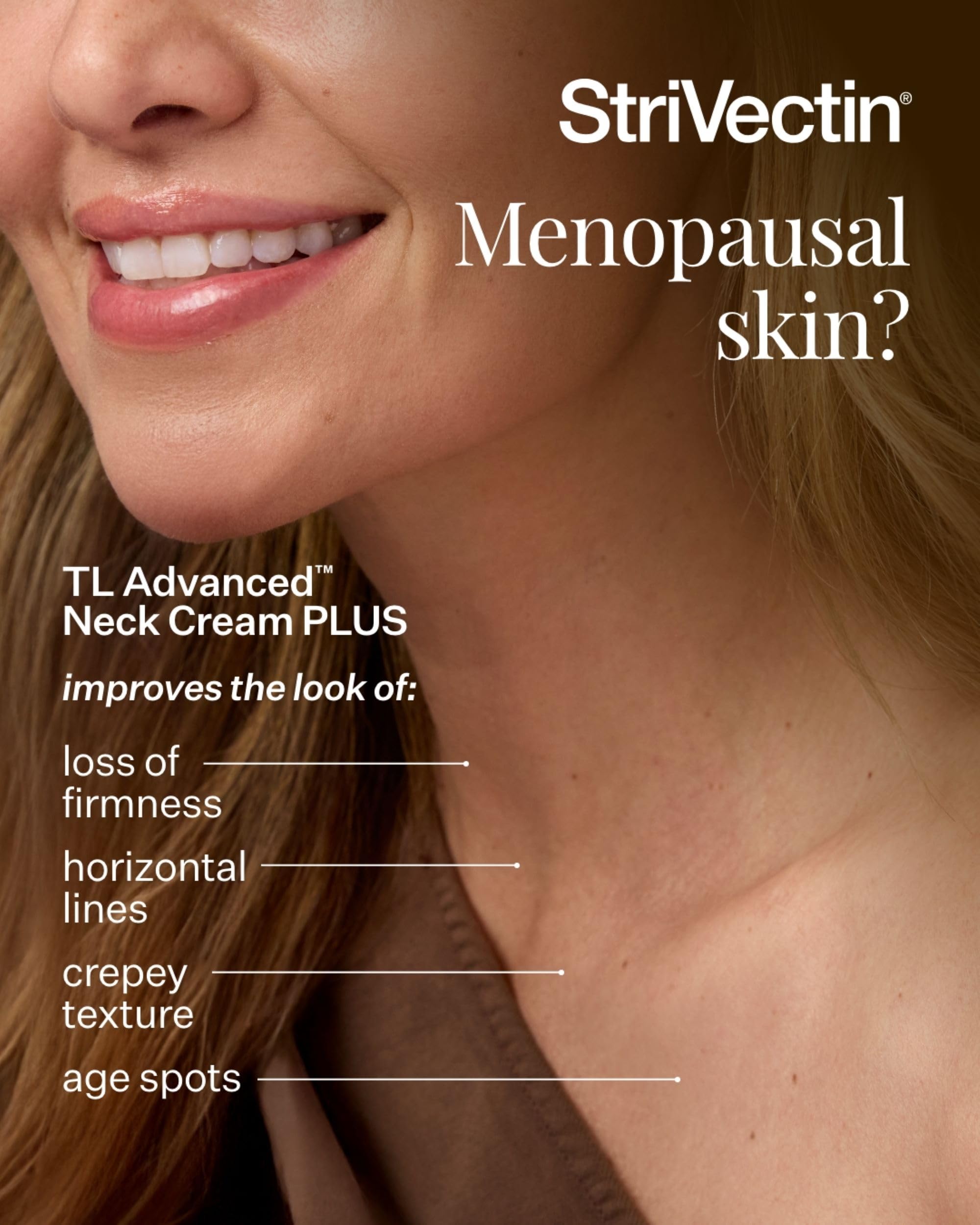 StriVectin Tighten & Lift Advanced Neck Cream PLUS with Alpha-3 Peptides™ for Neck & Décolleté, Smoothing Look of Wrinkles & Fine Lines, Improves Crepey Skin & Vertical Lines, for Soft Smooth Skin