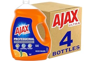 Ajax Ultra Professional Pot & Pan Degreaser Dish Liquid, Orange Scent - 145 Fluid Ounce (pack of 4)
