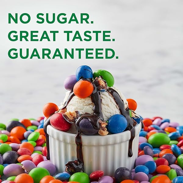 RUSSELL STOVER SUGAR FREE CHOCOLATE CANDY COATED PEANUT GEMS, 7.5 OUNCE BAG