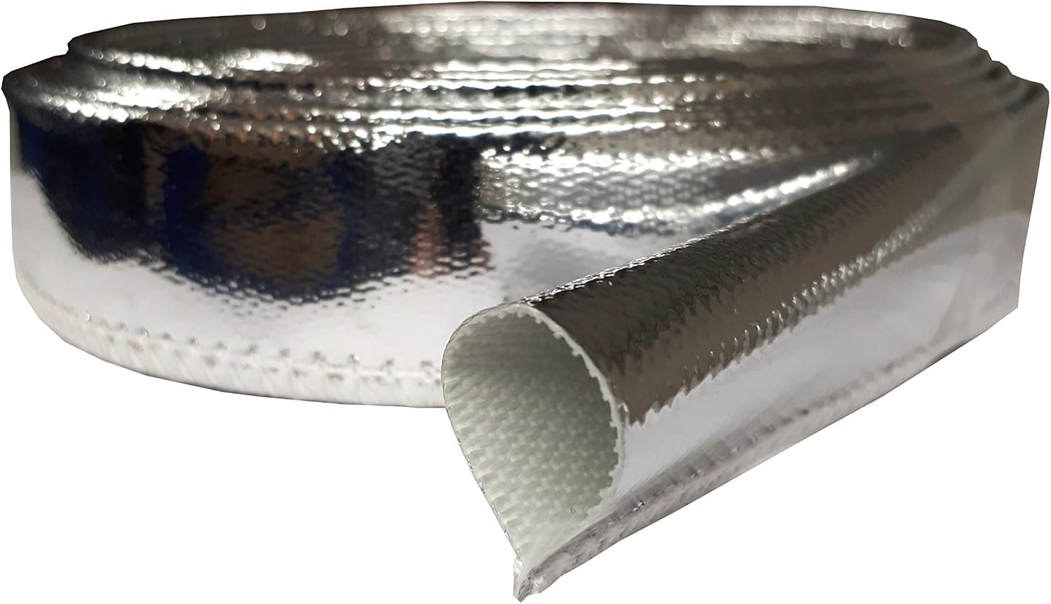 1 m calor protección térmica de manguera 12 mm tejido aluminio Cable 1 m calor protección térmica de manguera 12 mm tejido aluminio Cable