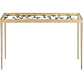 Safavieh Home Collection Rosalia Butterfly Console, Antique Gold