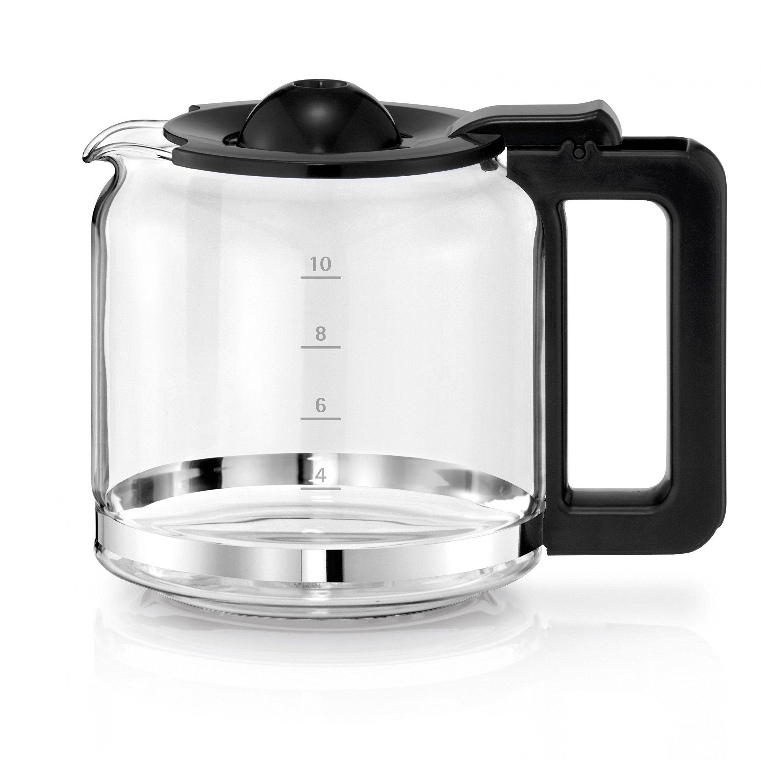 WMF Stelio Aroma Filterkaffeemaschine mit Glaskanne, Filterkaffee, 10 Tassen, Kaffeemaschine Edelstahl, Tropfstop, Warmhalteplatte, Abschaltautomatik, 1000 W 3