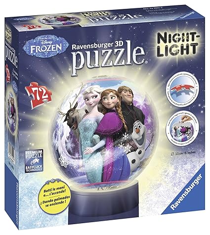 Ravensburger – 12190 – Disney Frozen 3D-Puzzle-Nachtlich