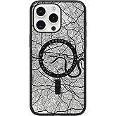 OtterBox Clear case with colorful grip edge case for iPhone 15 Pro Max - LONDON (Black)