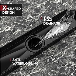 WEBANG 12 Inch Linear Shower Drain Rectangular