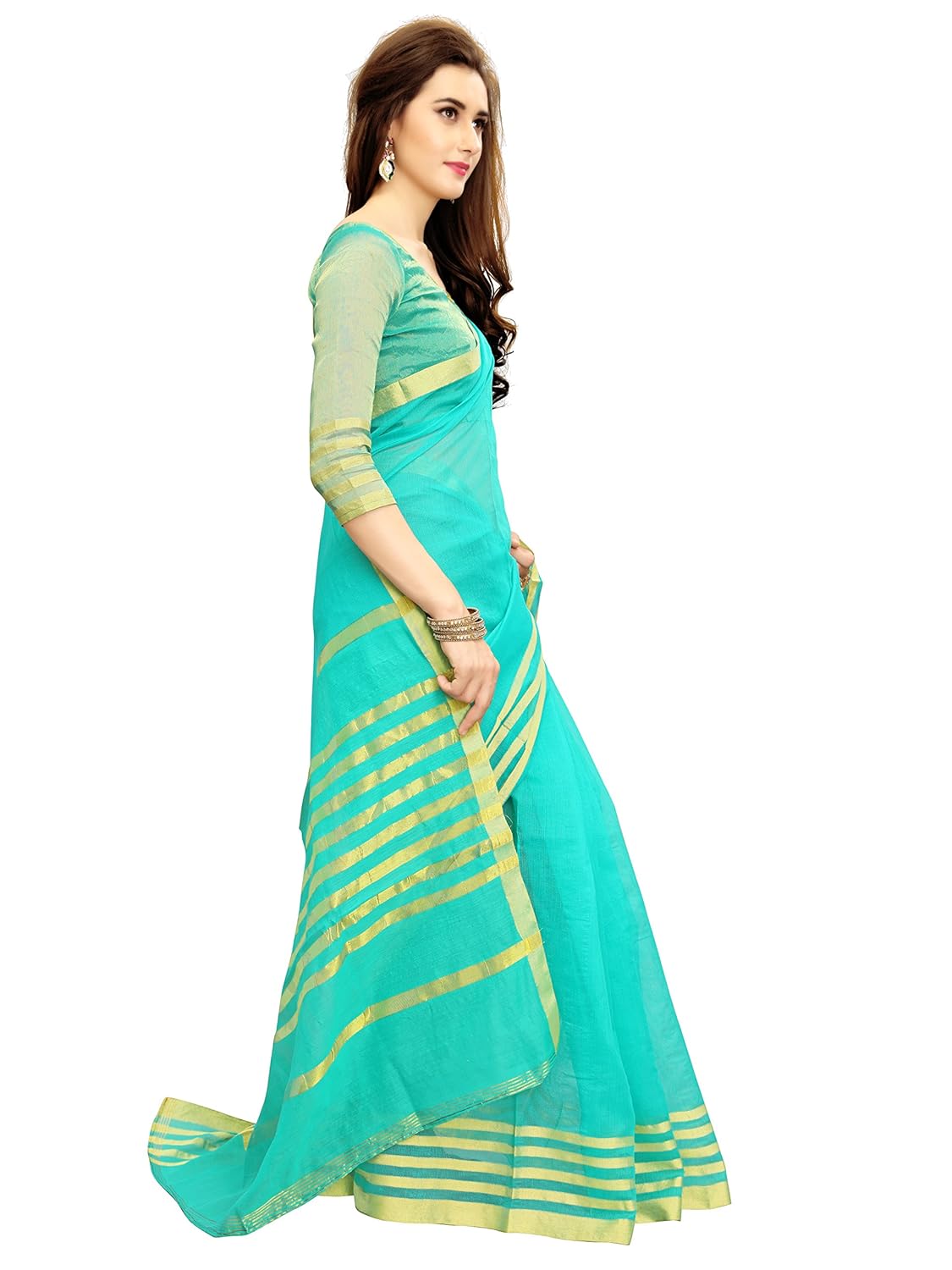 glory sarees women's cotton silk saree