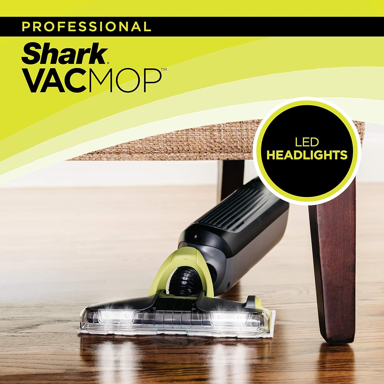 Shark VM252 VACMOP Pro Cordless Hard Floor Vacuum Mop with Disposable Pad, Charcoal Gray: Home & Kitchen