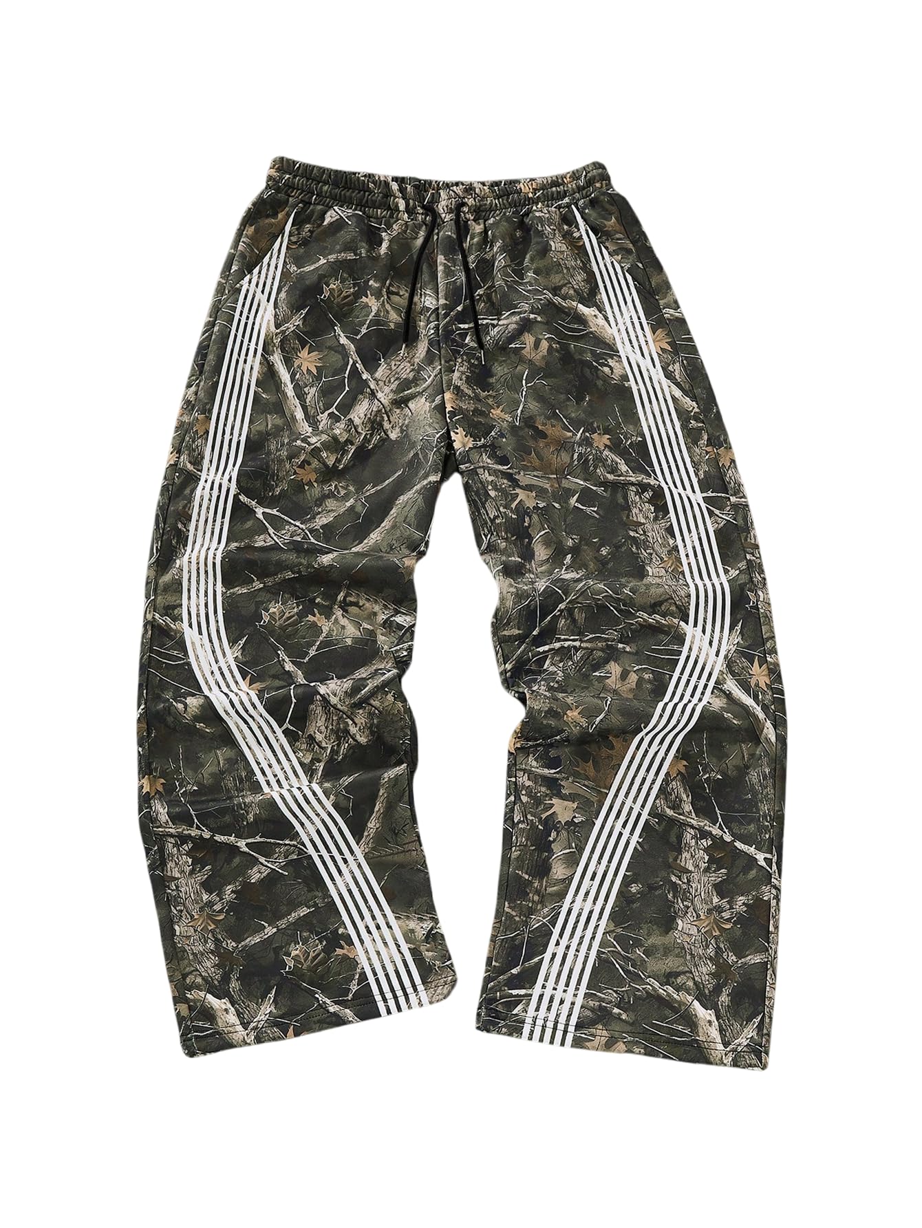 GORGLITTER Men's Baggy Wide Leg Sweatpants Y2K