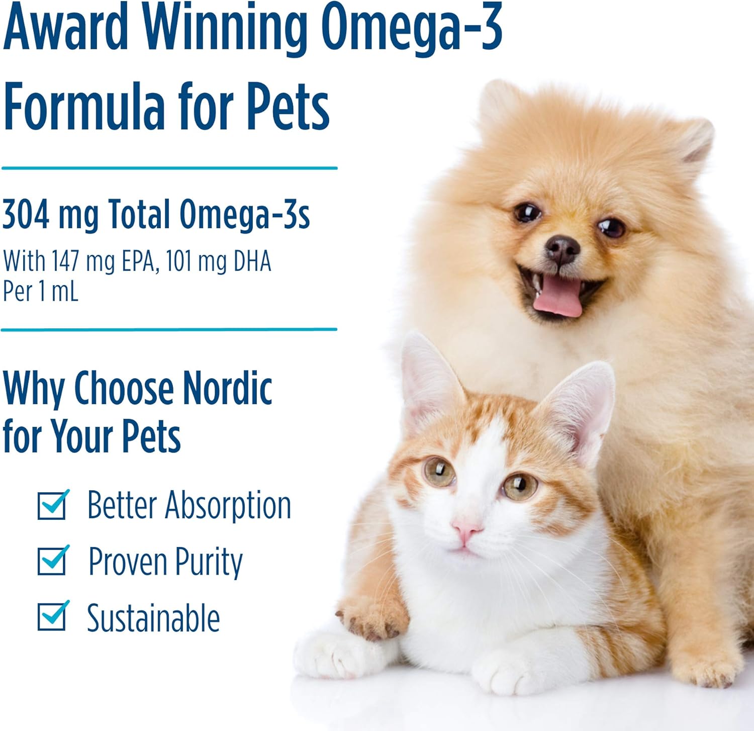 Amazon 猫 小型犬用のオメガ３ サプリメント 海外直送品 Omega 3 Pet Cats And Small Breed Dogs Nordic Naturals ペット用品 通販