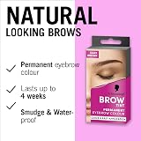 Schwarzkopf Brow Tint Dark Brown 10ml Permanent Eyebrow Tint Vegan Formula view 2