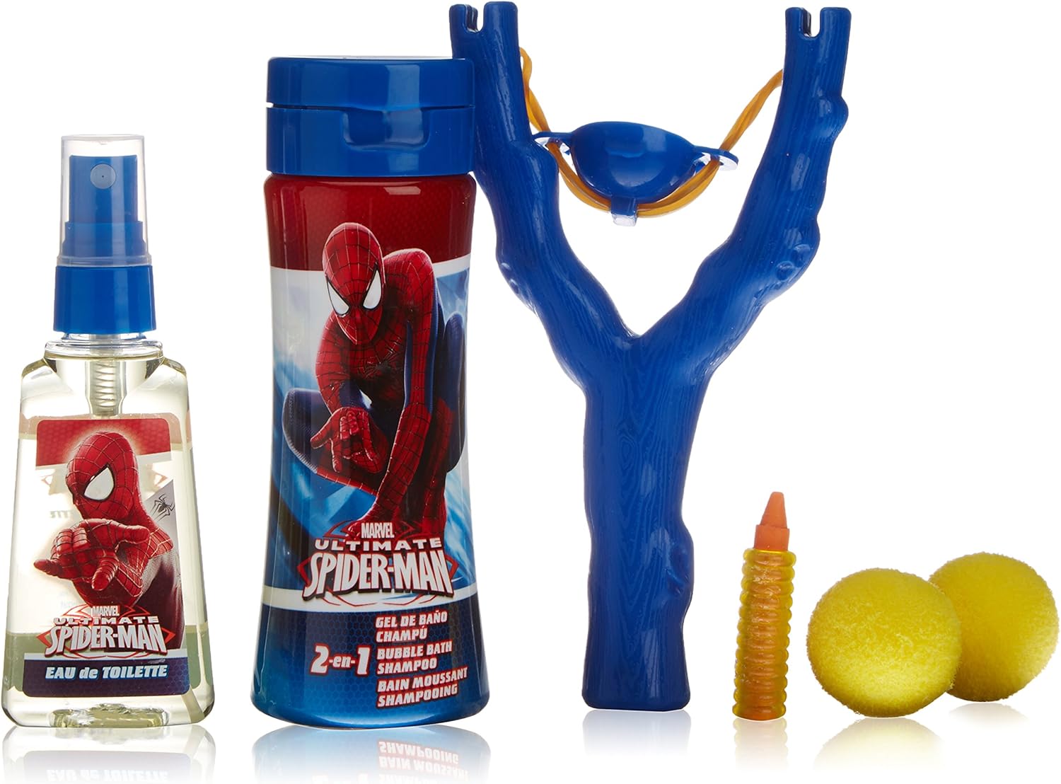 Cartoon Spiderman Colonia + Tirachinas + Diana + Gel - 1 ...