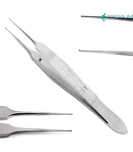 Pinza Oftalmica Delicata Jaffe Capsulorrexis – Strumento Atraumatico HTI - Foto 1