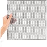 HYGMPDAS Perforated Stainless Steel Sheet - 12'' x 12'' x 0.06"(16 GA), Steel Perforated Sheet