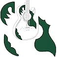 D'Luca Paracho Bajo Quinto And Bajo Sexto Pick Guard Mica Set, Green
