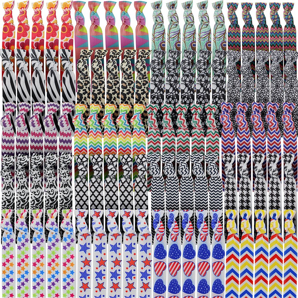 Amazon Com Mybigqueen No Crease Ouchless Elastics Hair Ties