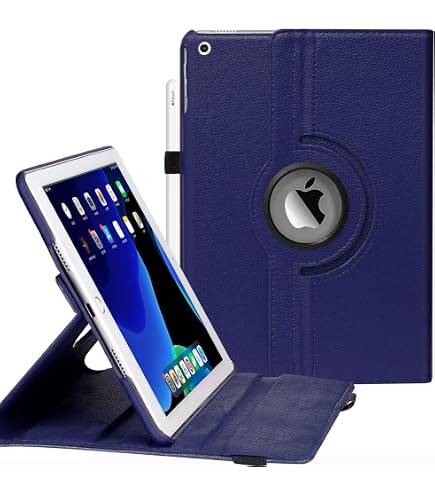 360 Rotating Smart Case For IPad 7th Gen 10.2 Inch - Leather Look Stand Cover