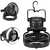 Stansport 450 18-LED Camping Lantern with Fan , Black