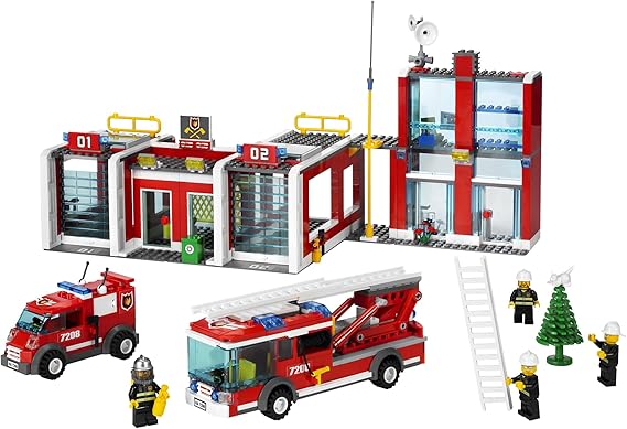 lego city fire station 2019