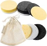 Navaris 50 Reusable Compressed Facial Sponges Cleansing Makeup Pads 65mm view 8